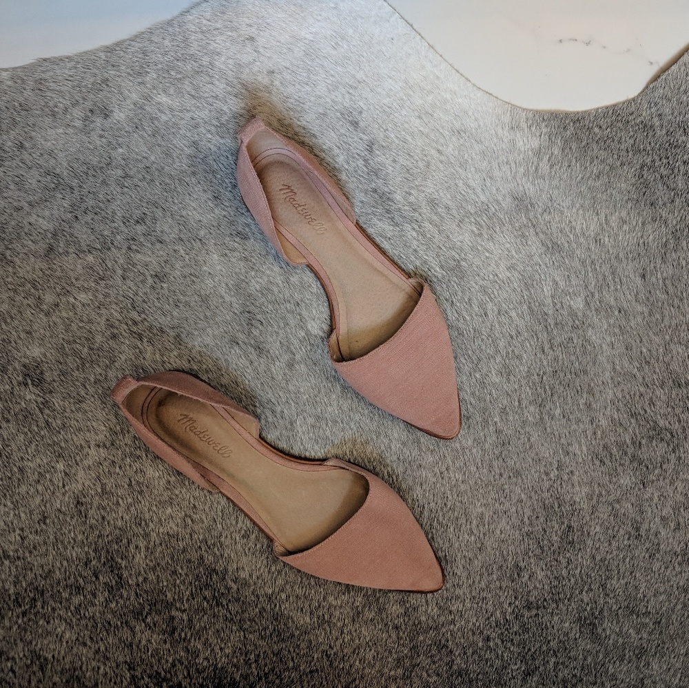 Pale Pink Madewell Flats